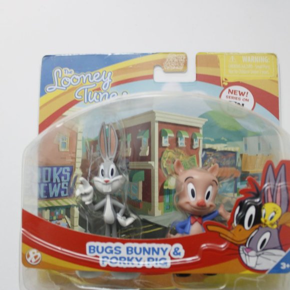 The Looney Tunes Show Bugs Bunny And Porky Pig Toy Figures Warner Brothers 2012 - Picture 4 of 8